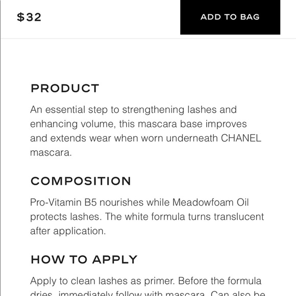 🚫SOLD🚫CHANEL Base and Volume Mascara Bundle🔥 - Picture 7 of 9